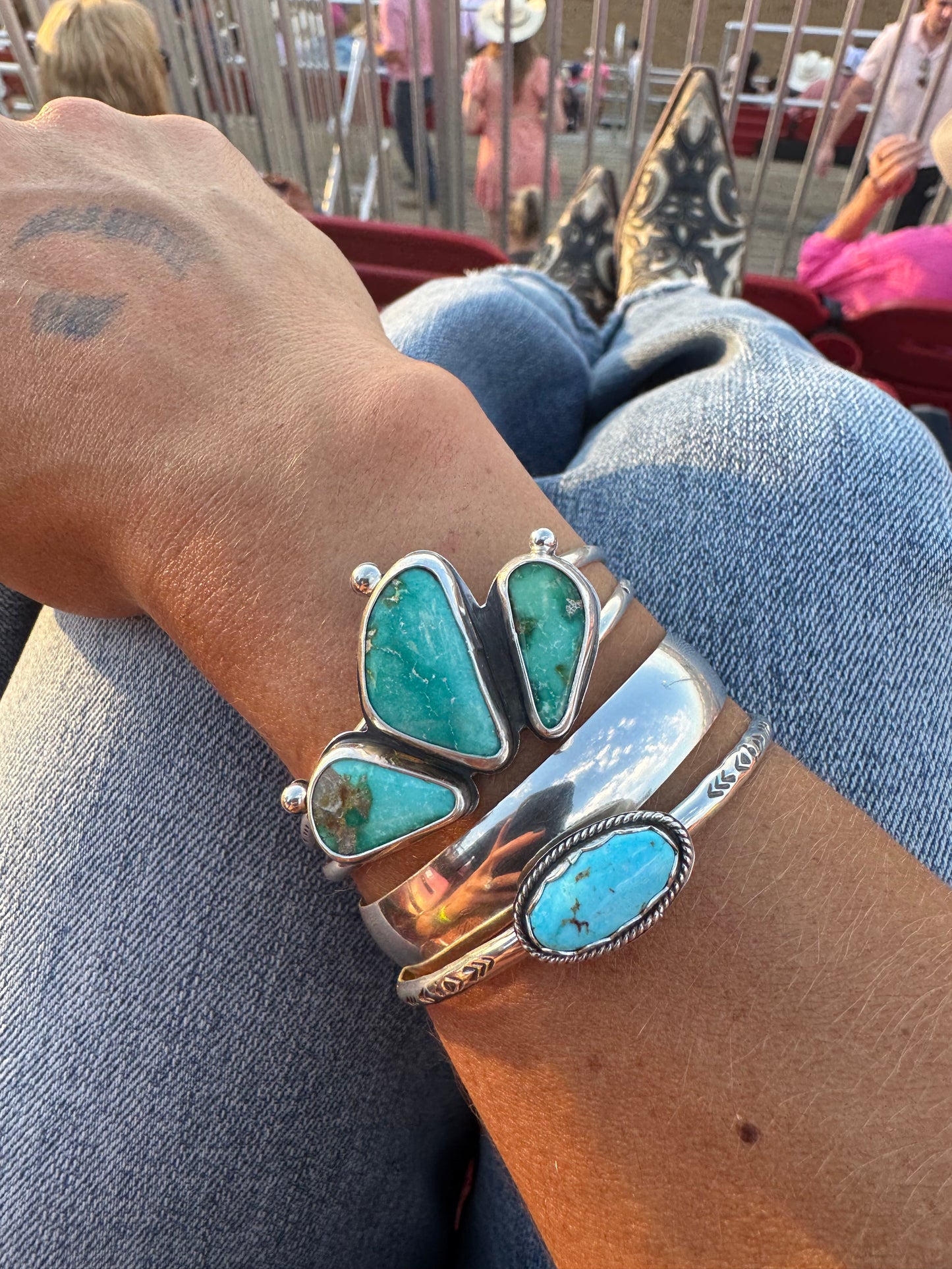 Sleek silver cuff
