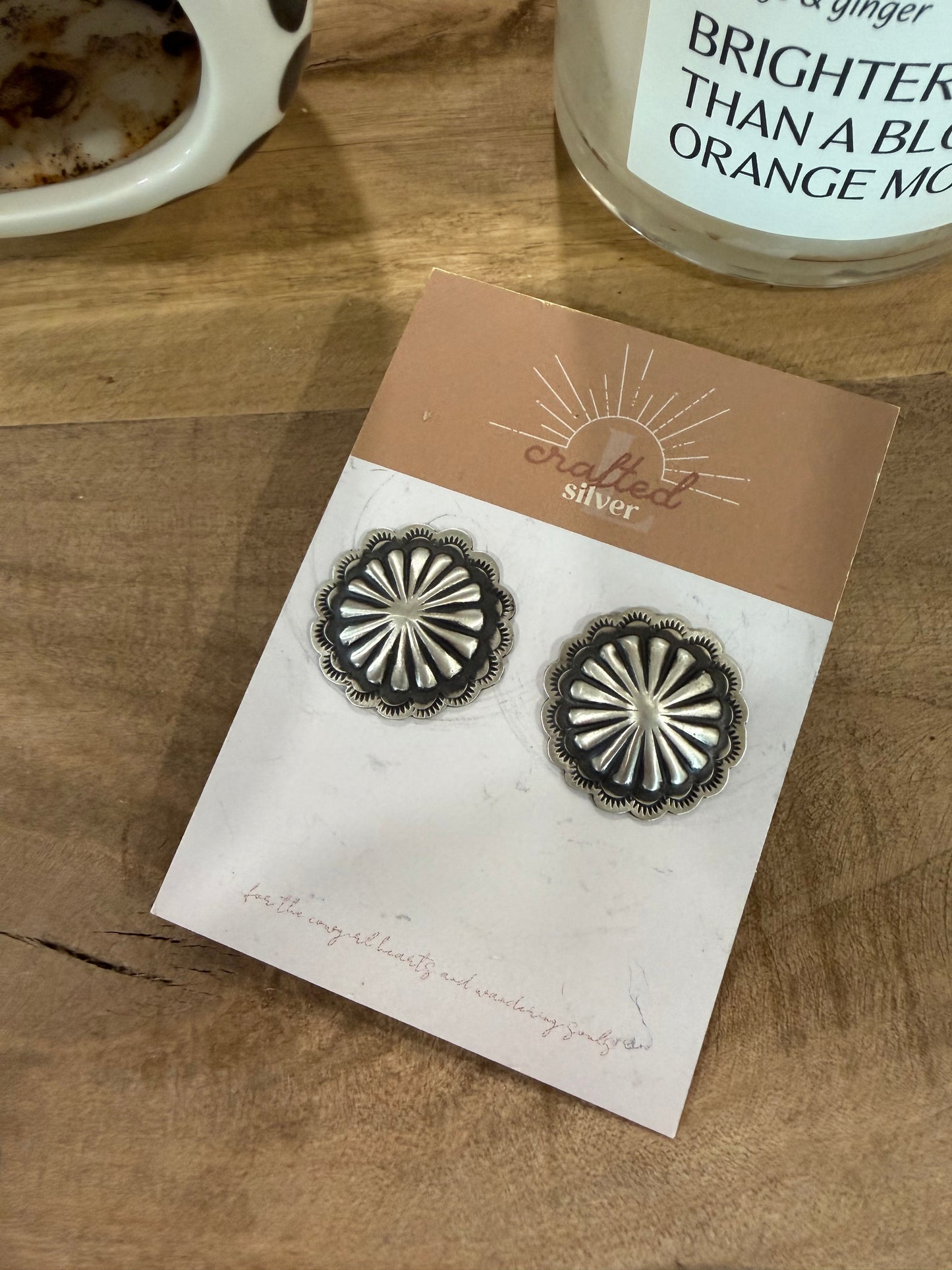 Small concho studs